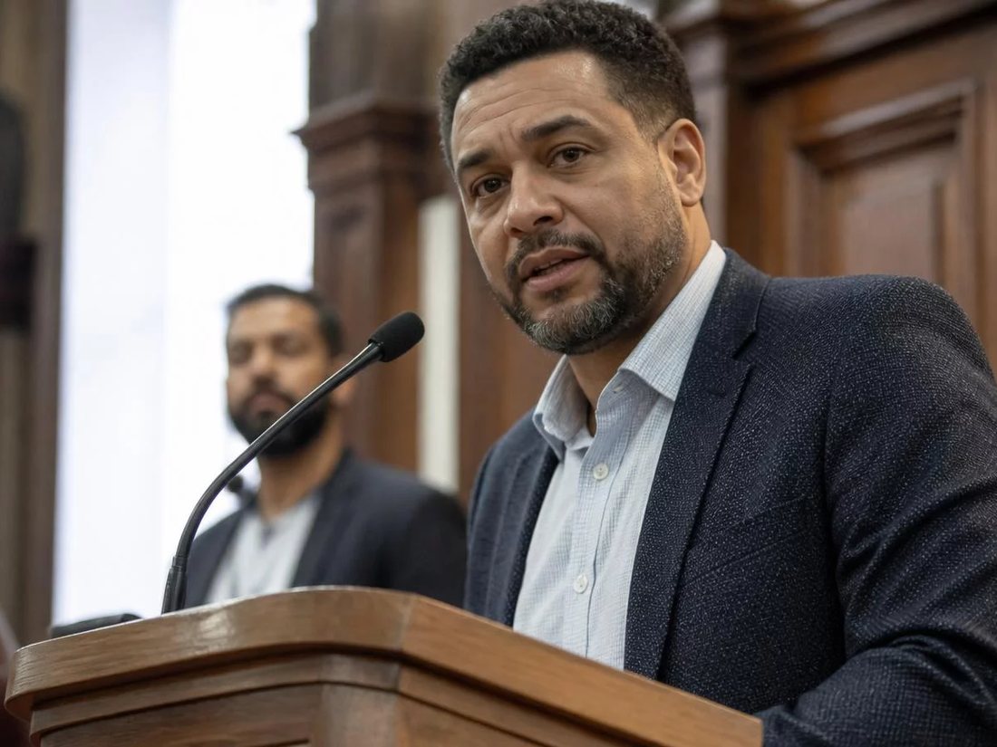 Mesa vista de cima, com um esquema de raciocínio desenhado à mão